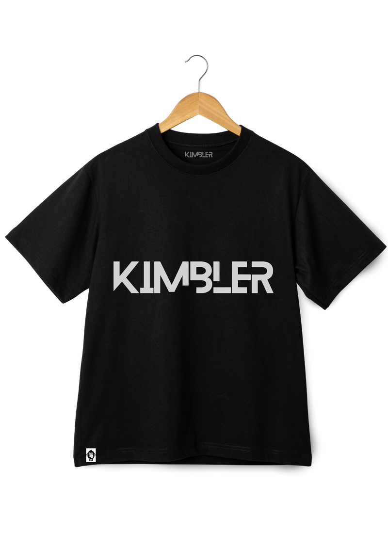 Camiseta Oversized Padrão Kimbler Preta