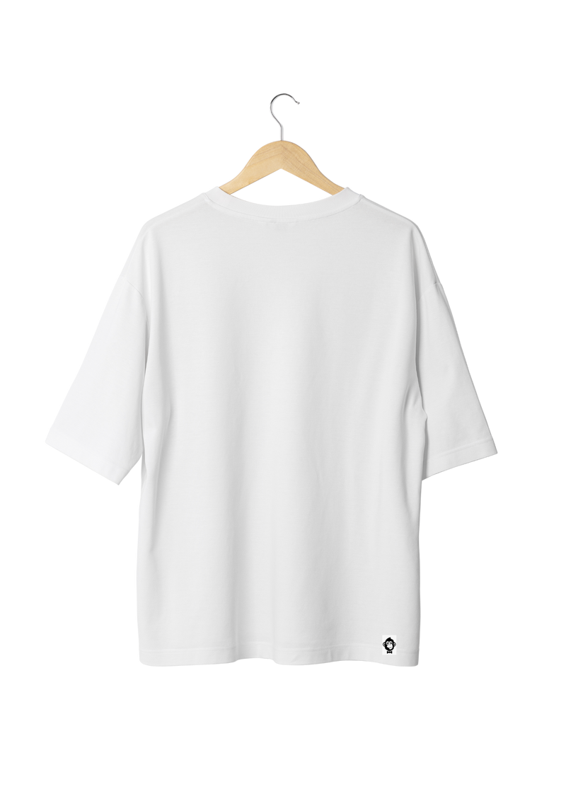 Camiseta Oversized Padrão Kimbler Branca